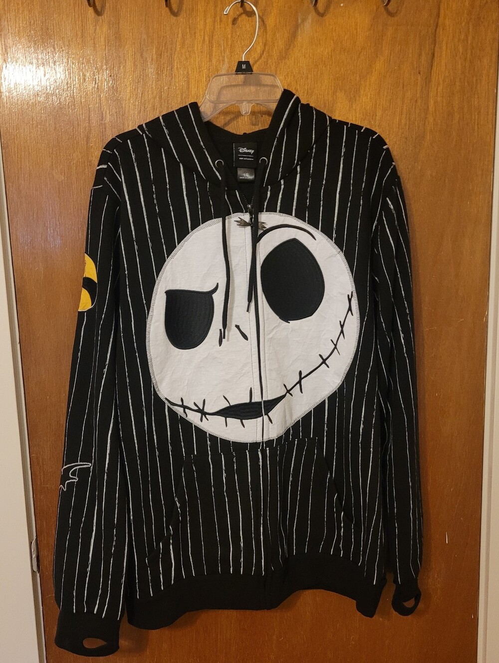 Our Universe The Nightmare Before Christmas Jack Stripe Hoodie Size L